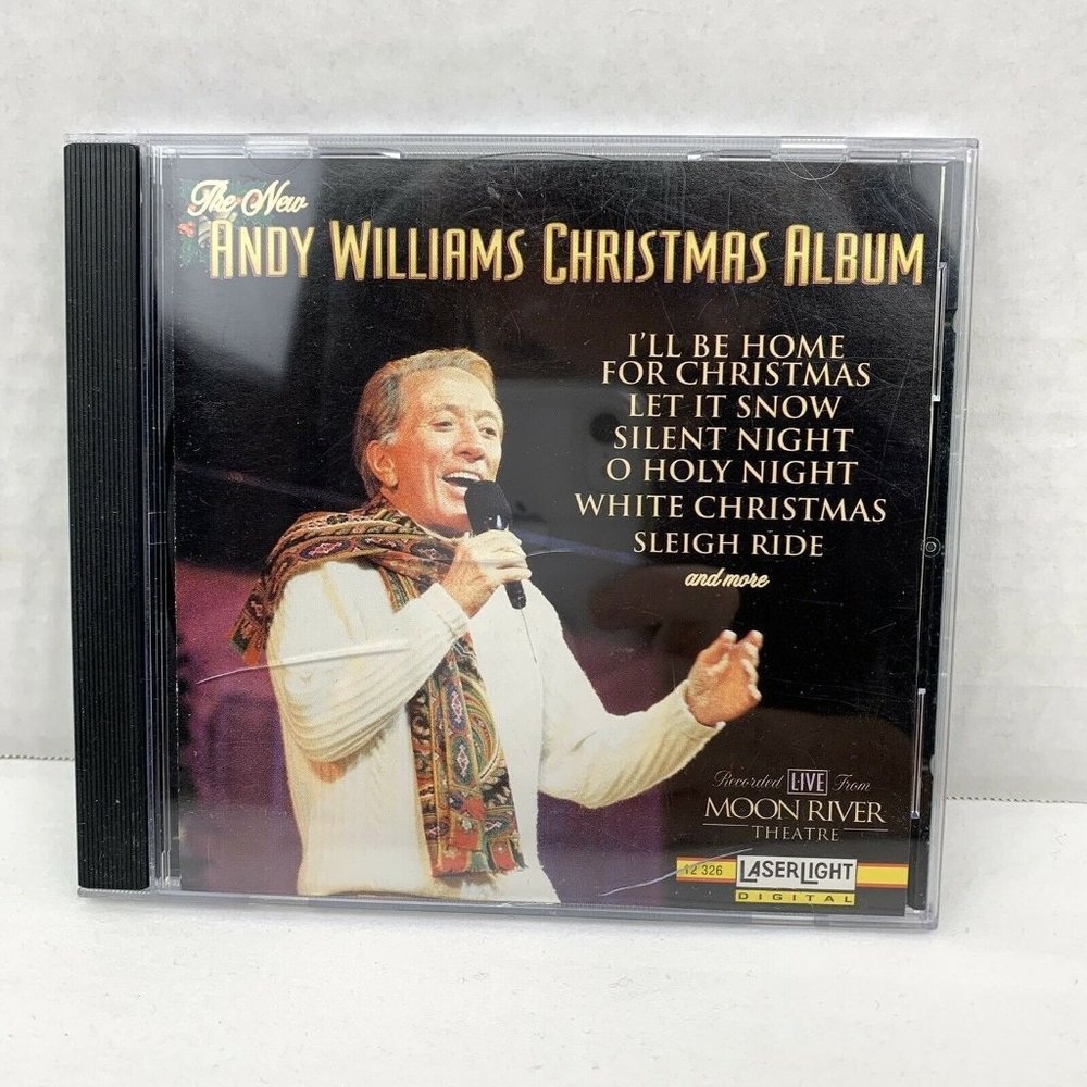 The New Andy Williams Christmas Album CD Live Recording White Christmas 15 Songs